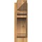 Ekena Millwork Olympic Rough Sawn Arts and Crafts Outlooker, Western Red Cedar, 6"W x 18"D x 18"H OUT06X18X18OLY03RWR - alternate 3